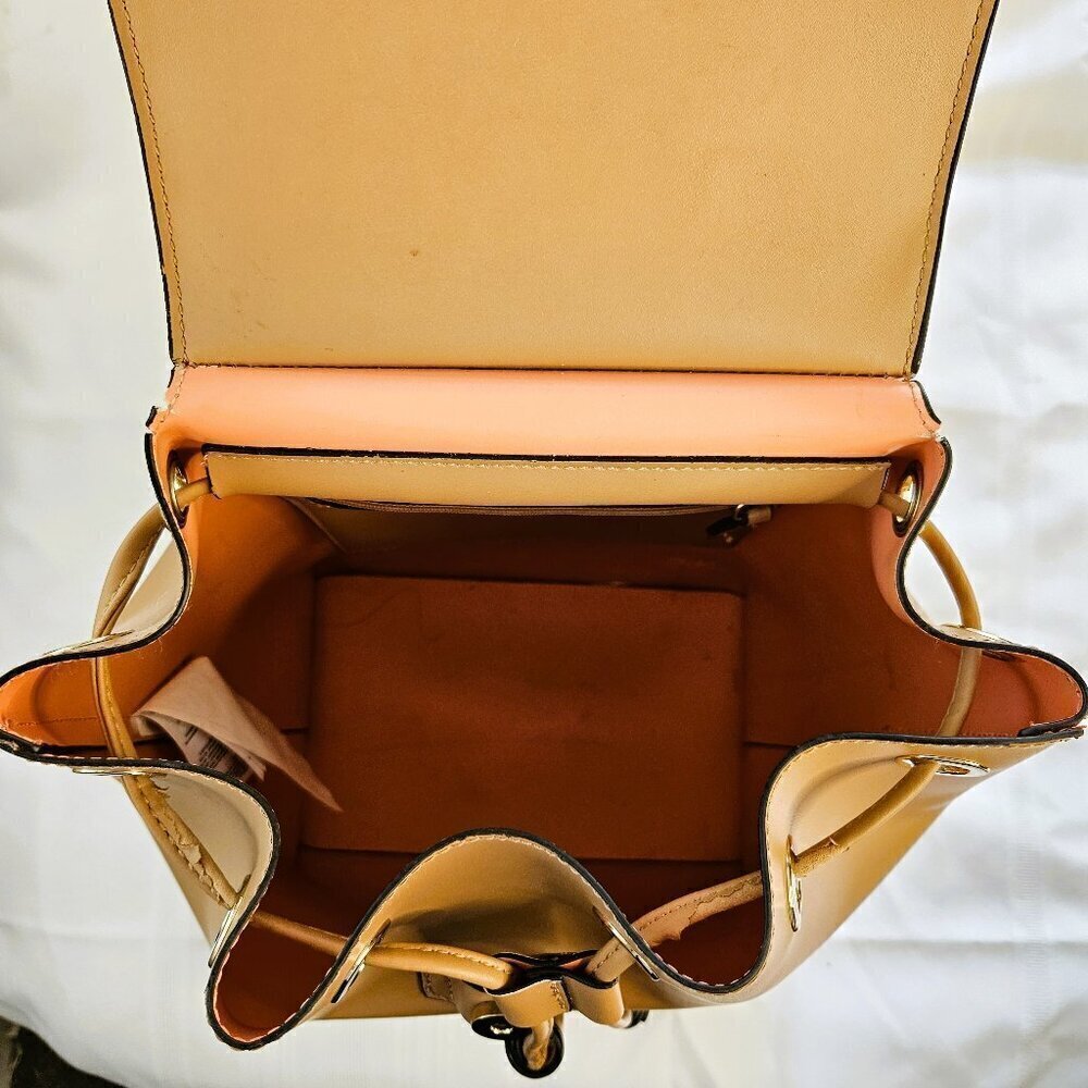 Aldo Dark Tan Unisex Backpack - Picture 10 of 10
